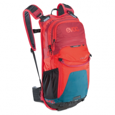 Evoc Stage 12L Backpack Petrol-red-ruby 99565